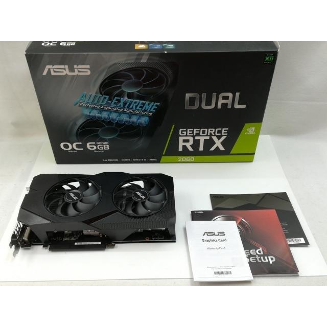 中古】ASUS DUAL-RTX2060-O6G-EVO RTX2060/6GB(GDDR6)/PCI-E【神戸 