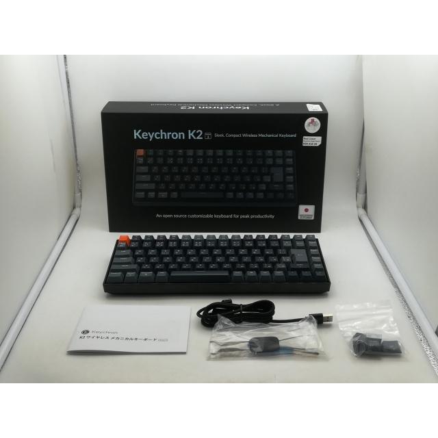 中古】Keychron K2X-A1Z-JIS K2 Version 3 ワイヤレス 赤軸 / WHITE