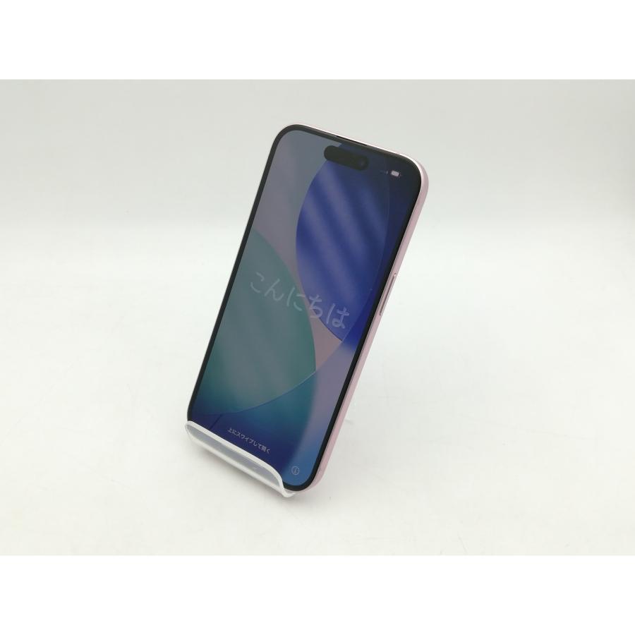 【中古】Apple 楽天モバイル 【SIMフリー】 iPhone 15 256GB ピンク MTMP3J/A【福岡天神】保証期間１ヶ月【ランクB】の画像