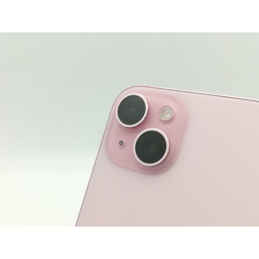 【中古】Apple 楽天モバイル 【SIMフリー】 iPhone 15 256GB ピンク MTMP3J/A【福岡天神】保証期間１ヶ月【ランクB】の画像