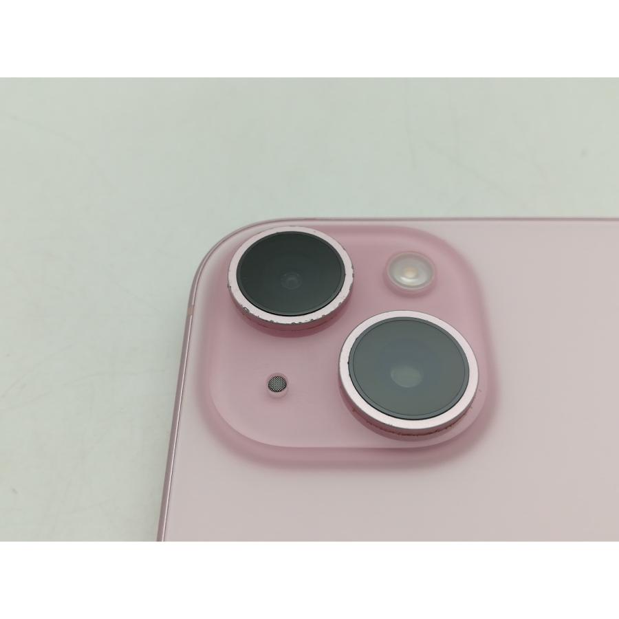 【中古】Apple 楽天モバイル 【SIMフリー】 iPhone 15 256GB ピンク MTMP3J/A【福岡天神】保証期間１ヶ月【ランクB】の画像