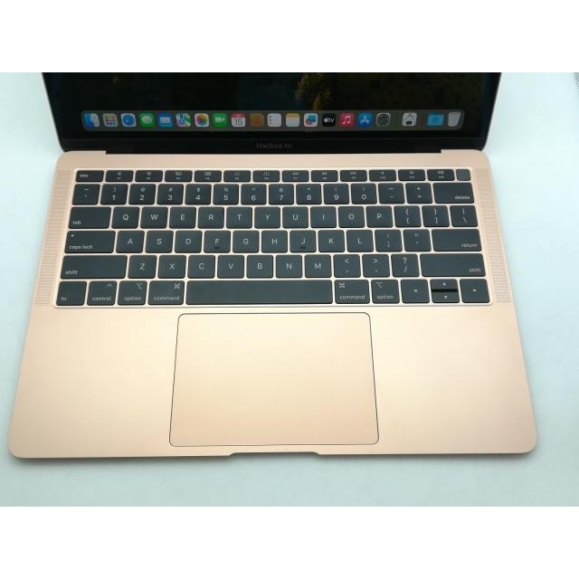 【中古】Apple MacBook Air 13インチ CTO (Late 2018) ゴールド Core i5(1.6G)/8G/128G(SSD)/UHDG 617【神戸】保証期間１ヶ月【ランクB】の画像