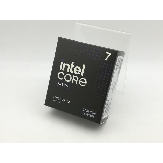 「未開封」Intel Core i7 270K Plus CPU LGA1851 未使用】Intel Core Ultra 7 270K Plus (3.7GHz) Box LGA1851/24C(P:8C