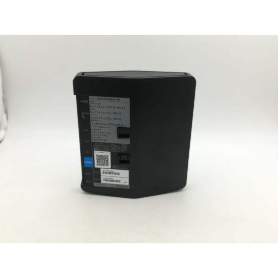 中古】BUFFALO AirStation WSR3600BE4P-BK [ブラック] Wi-Fi7(11be