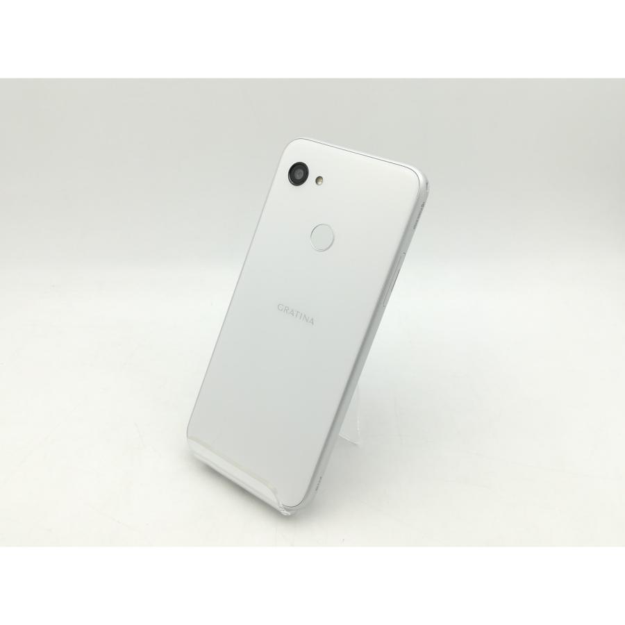 中古】KYOCERA au 【SIMロック解除済み】 GRATINA ホワイト 3GB 32GB