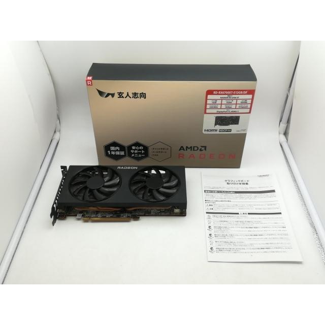 中古】玄人志向 RD-RX6700XT-E12GB/DF RX6700XT/12GB(GDDR6)/PCI-E