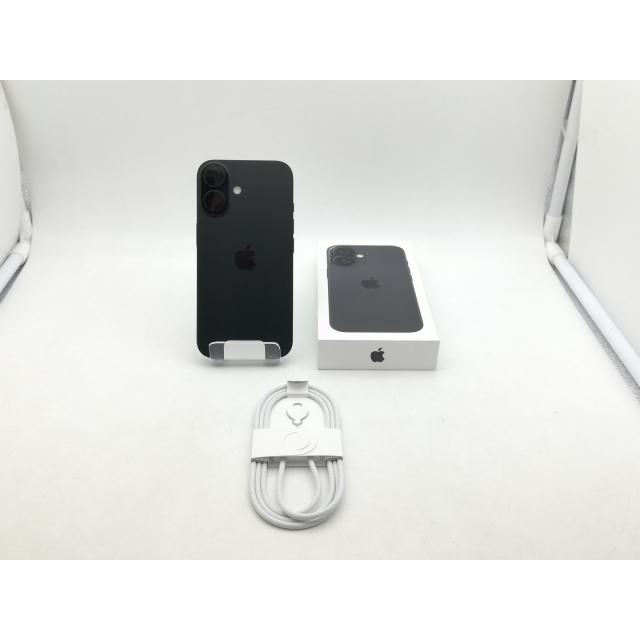 【未使用】Apple 国内版 【SIMフリー】 iPhone 16 128GB ブラック MYDQ3J/A【神戸】保証期間３ヶ月の画像