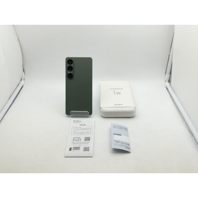 【中古】SONY 国内版 【SIMフリー】 Xperia 1 VII モスグリーン 12GB 512GB XQ-FS44【神戸】保証期間１ヶ月【ランクA】の画像