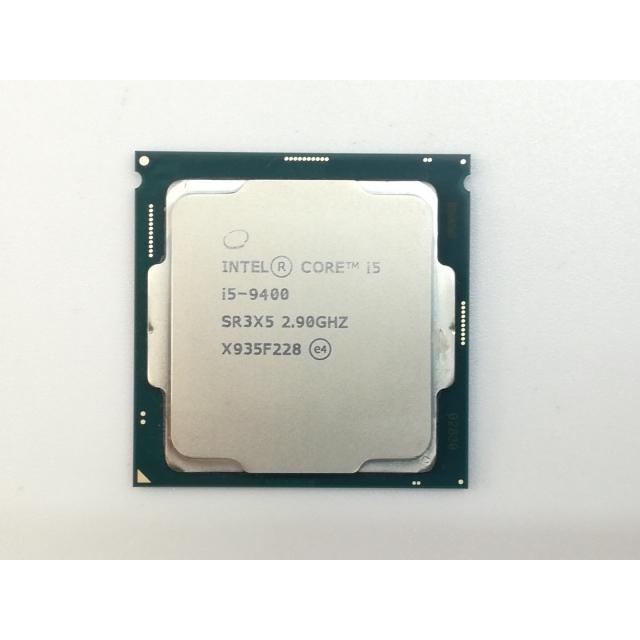 動作品 Intel Core i5-9400 中古】Intel Core i5-9400 (2.9GHz/TB:4.1GHz/SR3X5/U0) BOX LGA1151
