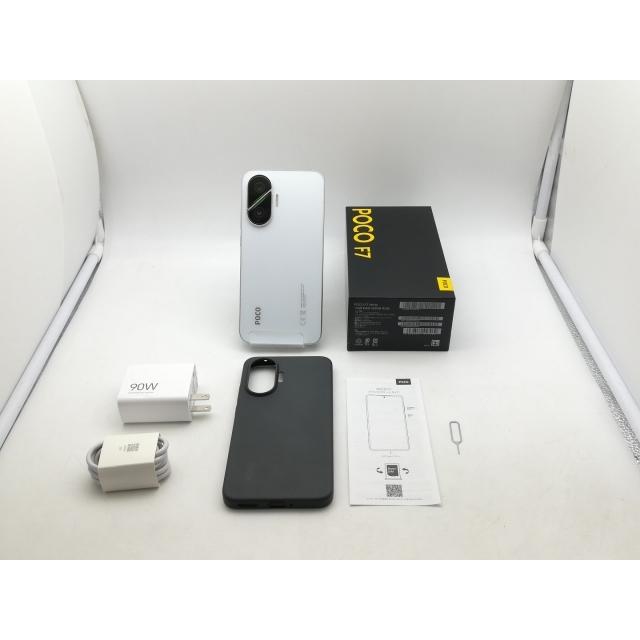 中古】Xiaomi 【SIMフリー】 Poco F7 ホワイト 12GB 256GB 25053PC47G