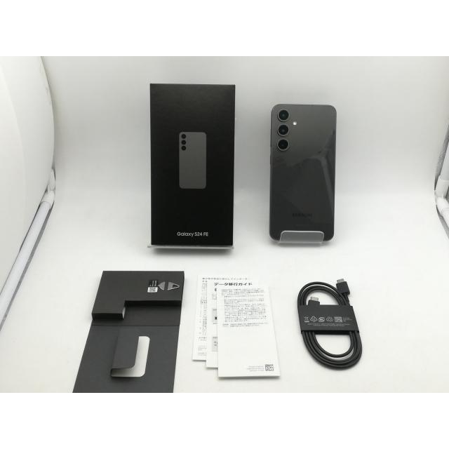 中古】SAMSUNG 国内版 【SIMフリー】 Galaxy S24 FE グラファイト 8GB
