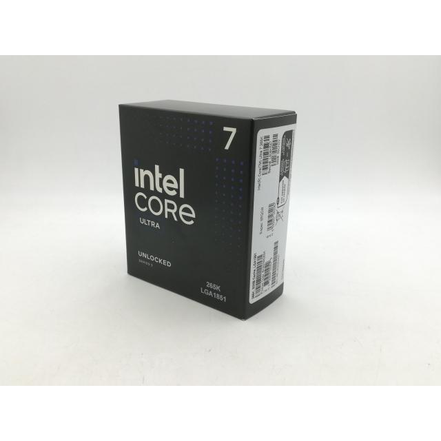 未使用】Intel Core Ultra 7 265K(3.9GHz) Box LGA1851/20C(P:8C/E:12C