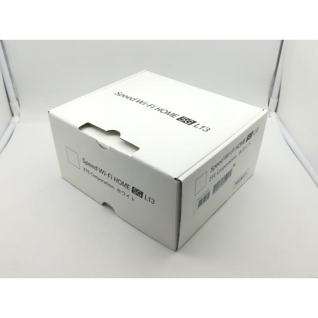 未使用】ZTE au 【SIMフリー】 Speed Wi-Fi HOME 5G L13 ZTR02SWX