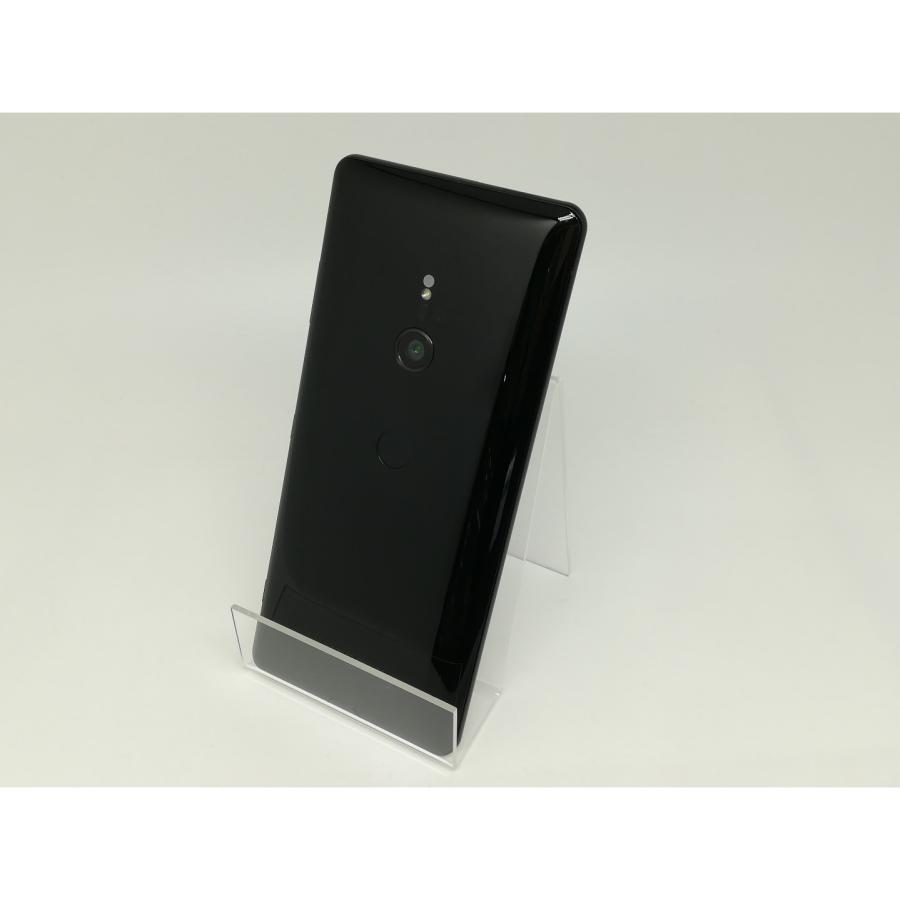 中古 SIMロック解除済 Xperia XZ3 SOV39 ブラック au 〇判定  
