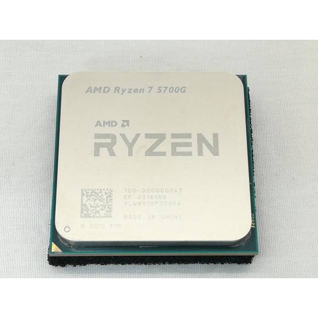 中古 AMD Ryzen 7 5700G CPU AM4 AMD Ryzen 7 5700G 8 core 16 thread Desktop Processor with Radeon