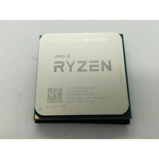 中古】AMD Ryzen 7 PRO 4750G (3.6GHz/TC:4.4GHz) bulk AM4/8C/16T/L3
