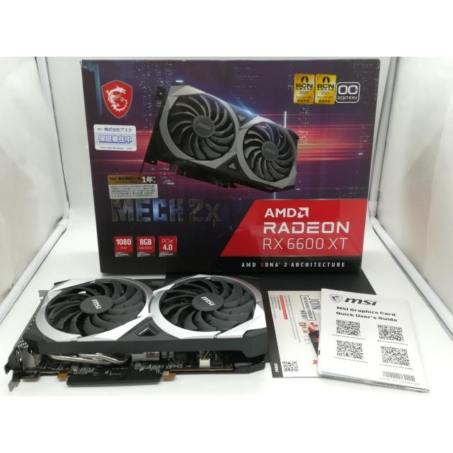 中古】MSI Radeon RX 6600 XT MECH 2X 8G OC RX6600XT/8GB(GDDR6)/PCI