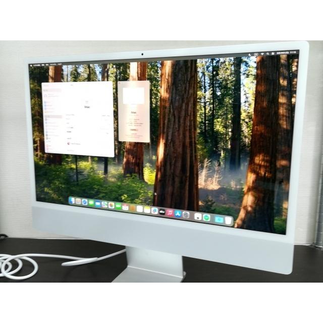 中古】Apple iMac 24インチ 4.5K Retinaディスプレイ M1(CPU:8C 