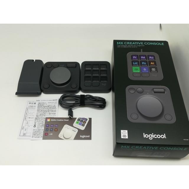 【中古】MX Creative Console ブラック 中古】Logicool MX Creative Console KXCCGR【日本橋3】保証期間1週間