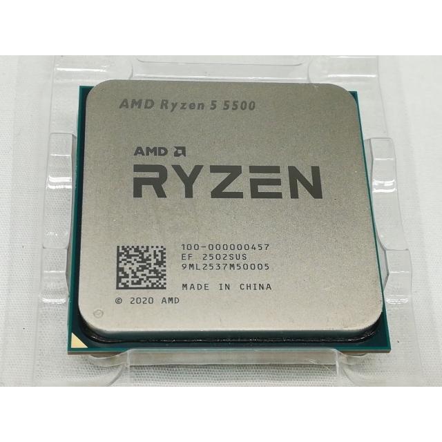 中古】AMD Ryzen 5 5500 (3.6GHz/TC:4.2GHz) bulk AM4/6C/12T/L3 16MB
