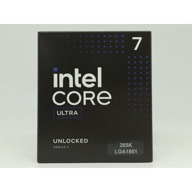 未使用】Intel Core Ultra 7 265K(3.9GHz) Box LGA1851/20C(P:8C/E:12C