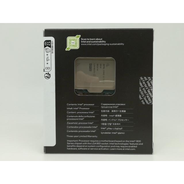 未使用】Intel Core Ultra 7 265K(3.9GHz) Box LGA1851/20C(P:8C/E:12C