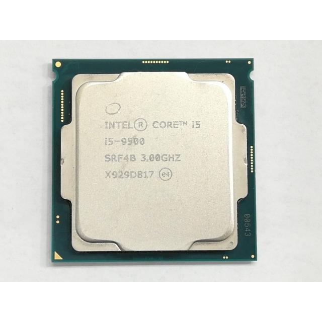 中古】Intel Core i5-9500 (3GHz/TB:4.4GHz/SRF4B/U0) bulk LGA1151/6C