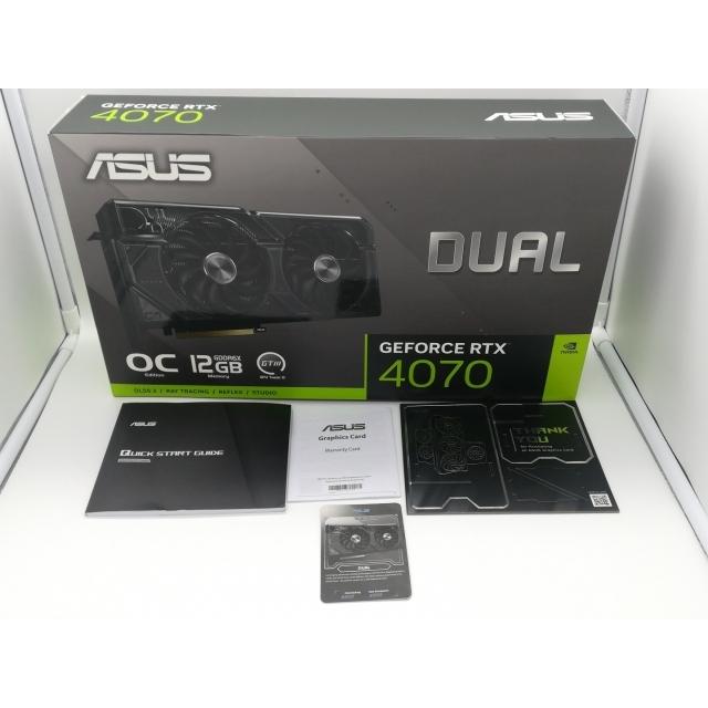 ASUS GeForce RTX 4070 DUAL OC 12GB 新品未開封 新品 未開封]GeForce RTX 4070 Dual 12GB ASUS エイスース Dual