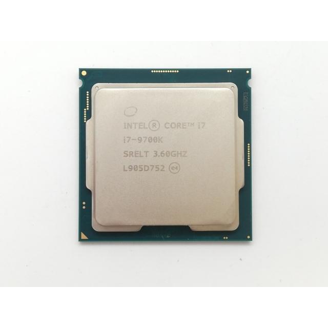 中古】Intel Core i7-9700K (3.6GHz/TB:4.9GHz/SRELT/P0) bulk LGA1151