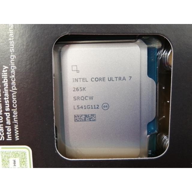 未使用】Intel Core Ultra 7 265K(3.9GHz) Box LGA1851/20C(P:8C/E:12C