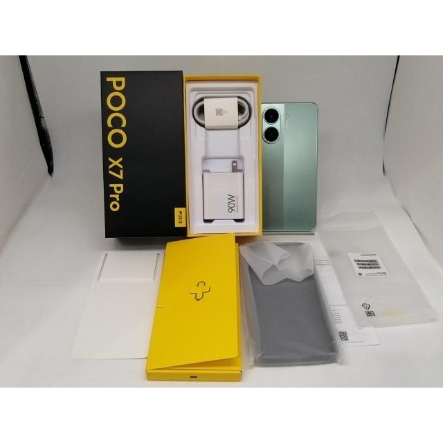 POCO X7Pro グリーン 12GB/512GB Simフリー国内版 未開封 中古】Xiaomi 国内版 【SIMフリー】 Poco X7 Pro グリーン 12GB 512GB