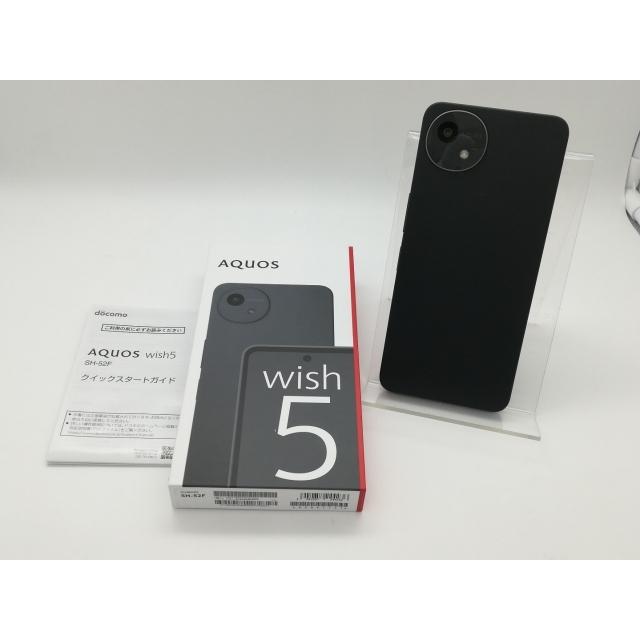 未使用】SHARP docomo 【SIMフリー】 AQUOS wish5 スミ 4GB 64GB SH