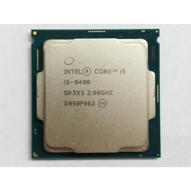 中古】Intel Core i5-9400 (2.9GHz/TB:4.1GHz/SR3X5/U0) bulk LGA1151