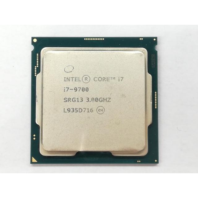 中古】Intel Core i7-9700 (3GHz/TB:4.7GHz/SRG13/R0) bulk LGA1151/8C
