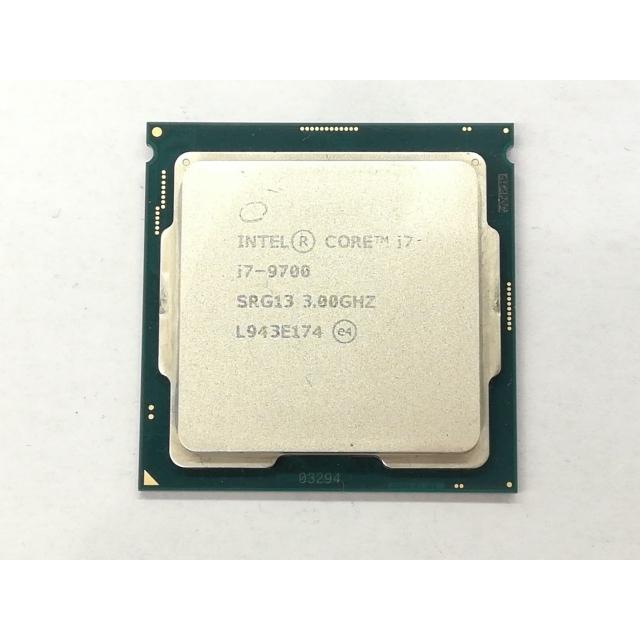 Intel Core i7-9700 3個セット 動作品 中古】Intel Core i7-9700 (3GHz/TB:4.7GHz/SRG13/R0) bulk LGA1151/8C