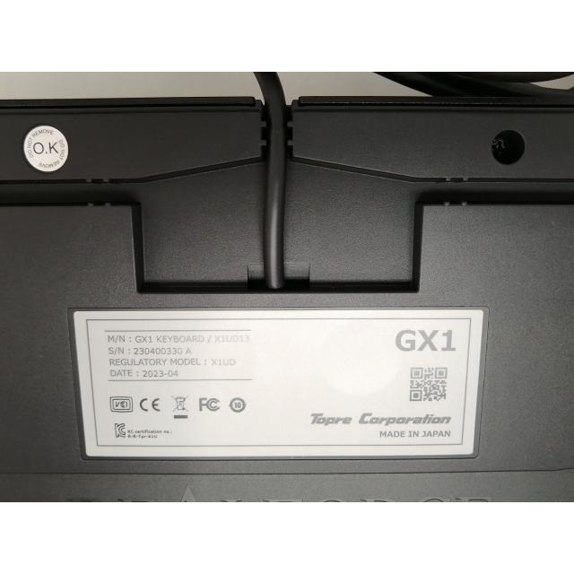 【中古】東プレ REALFORCE GX1 X1UD13 [ブラック/30g/英語配列]【秋葉2号】保証期間１週間_5