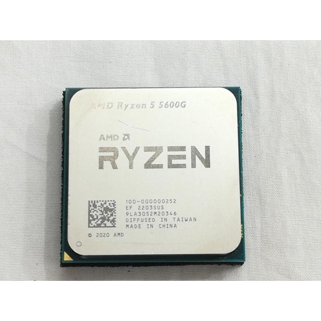 中古】AMD Ryzen 5 5600G (3.9GHz/TC:4.4GHz) bulk AM4/6C/12T/L3 16MB