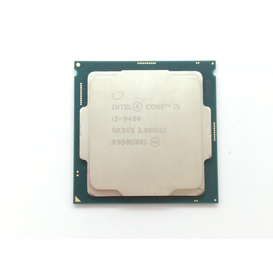 動作品 Intel Core i5-9400 中古】Intel Core i5-9400 (2.9GHz/TB:4.1GHz/SR3X5/U0) bulk LGA1151