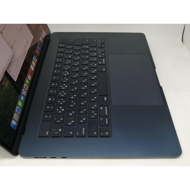 【中古】Apple MacBook Air 15インチ CTO (M3,2024) ミッドナイト M3(CPU:8C/GPU:10C)/16G/256G【日本橋3】保証期間１ヶ月【ランクA】の画像
