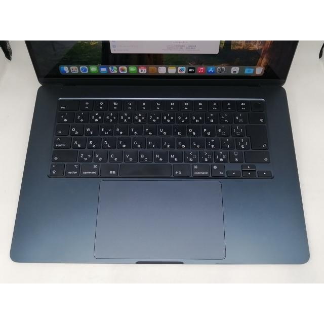 【中古】Apple MacBook Air 15インチ CTO (M3,2024) ミッドナイト M3(CPU:8C/GPU:10C)/16G/256G【日本橋3】保証期間１ヶ月【ランクA】の画像