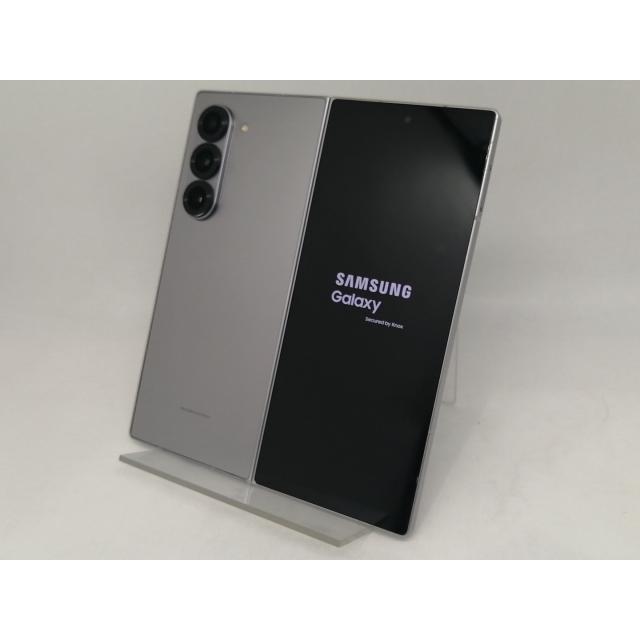 中古】SAMSUNG au 【SIMフリー】 Galaxy Z Fold6 シルバーシャドウ