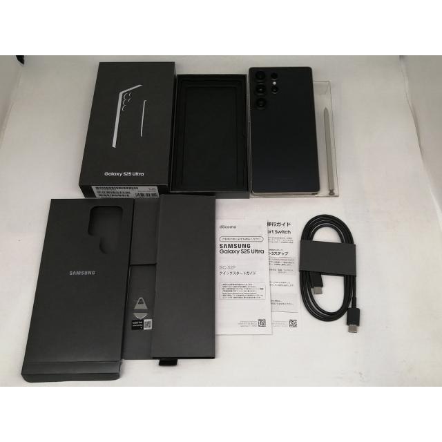 【中古】SAMSUNG docomo 【SIMフリー】 Galaxy S25 Ultra チタニウムブラック 12GB 256GB SC-52F【日本橋3】保証期間１ヶ月【ランクA】の画像