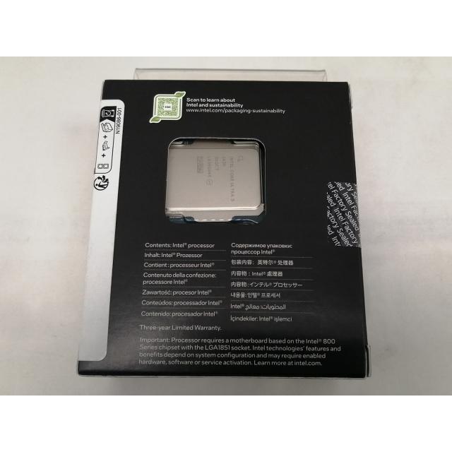 未使用】Intel Core Ultra 5 245K(4.2GHz) Box LGA1851/14C(P:6C/E:8C
