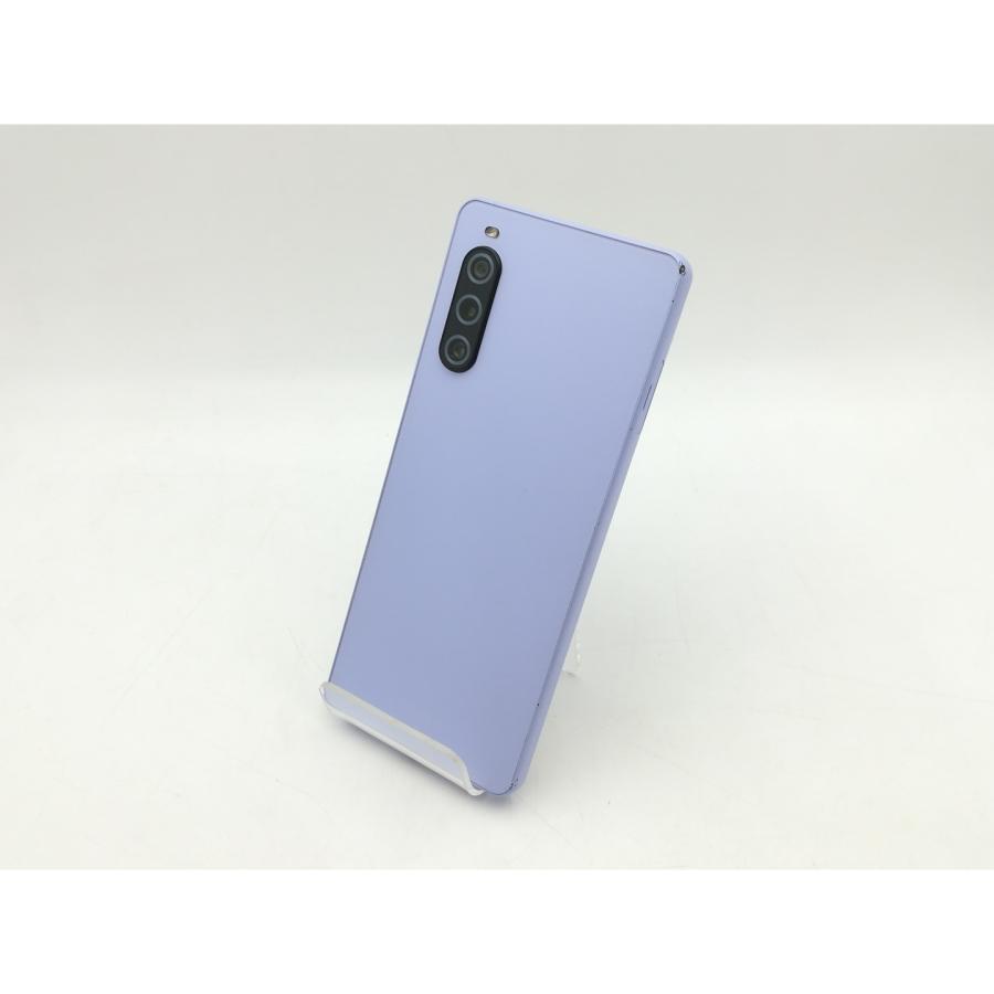 中古】SONY au 【SIMフリー】 Xperia 10 V ラベンダー 6GB 128GB SOG11