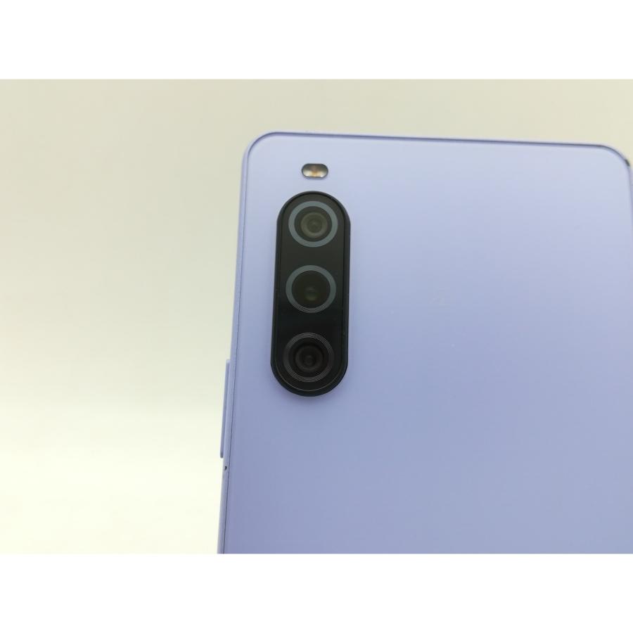 中古】SONY au 【SIMフリー】 Xperia 10 V ラベンダー 6GB 128GB SOG11