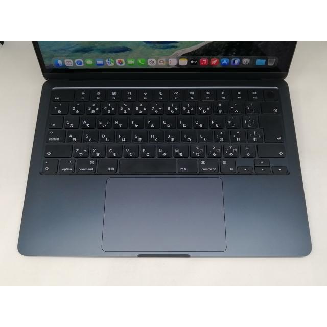 【中古】Apple MacBook Air 13インチ M2(CPU:8C/GPU:8C) 16GB/256GB ミッドナイト MC7X4J/A (M2,2022)【日本橋3】保証期間１ヶ月【ランクA】の画像
