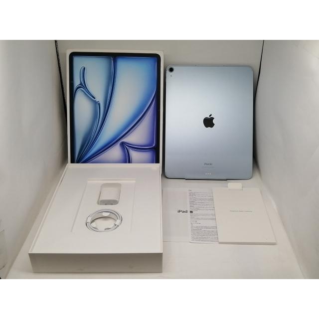【中古】【赤ロム保証あり】Apple au 【SIMフリー】 13インチ iPad Air（M2/2024） 1TB ブルー MV753J/A【日本橋3】保証期間１ヶ月【ランクB】の画像