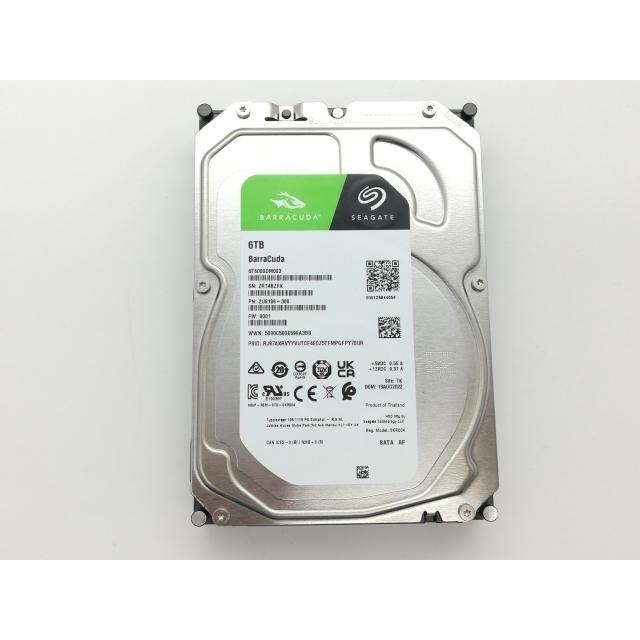 【ジャンク】Seagate Barracuda 6TB 他　内蔵型ハードディスク 中古】Seagate ST6000DM003 6TB/5400rpm/256MB/6Gbps【日本橋3】保証