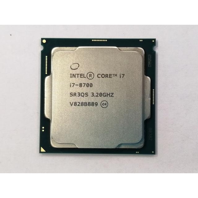 中古】Intel Core i7-8700 (3.2GHz/TB:4.6GHz) bulk LGA1151/6C/12T/L3
