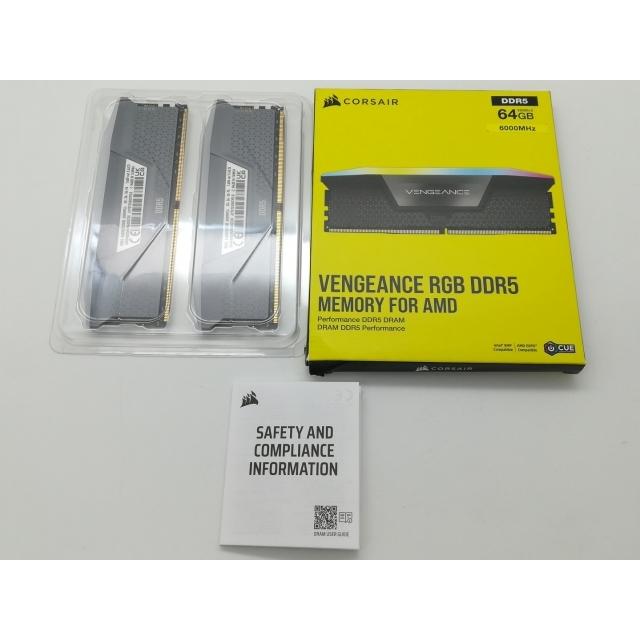 中古】DDR5 32GB 2枚組（合計64GB） DDR5-6000(PC5-48000